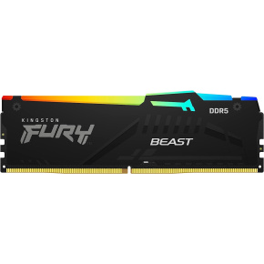 Kingston FURY Beast/DDR5/128GB/5200MHz/CL40/4x32GB/RGB/Black