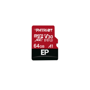 Patriot V30 A1/micro SDXC/64 GB/UHS-I U3 / Class 10/+ Adaptér