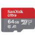 SanDisk Ultra/micro SDXC/64GB/UHS-I U1 / Class 10/+ Adaptér