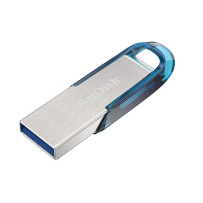 SanDisk Ultra Flair/128GB/USB 3.0/USB-A/Modrá