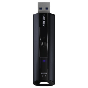 SanDisk Extreme PRO/128GB/USB 3.1/USB-A/Čierna