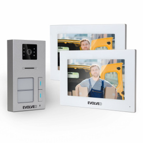 EVOLVEO DoorPhone AP2-2, drôtový videotelefón pre dva byty s aplikáciou