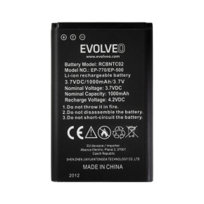 EVOLVEO originálna batéria 1000 mAh pre EasyPhone FP,FS