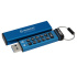 Kingston IronKey Keypad 200/32GB/USB 3.2/USB-A/Modrá