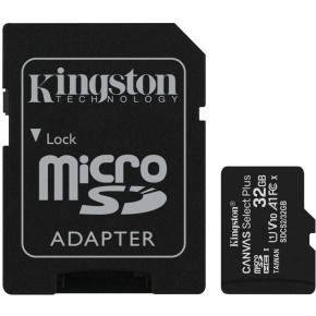 Kingston Canvas Select Plus A1/micro SDHC/32GB/UHS-I U1/Class 10/+ Adaptér