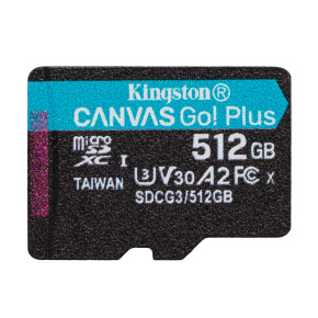 Kingston Canvas Go Plus A2/micro SDXC/512GB/UHS-I U3 / Class 10