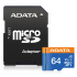 Adata/micro SDHC/64GB/UHS-I U1 / Class 10/+ Adaptér