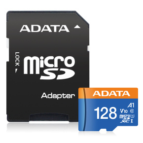 Adata/micro SDXC/128GB/UHS-I U1 / Class 10/+ Adaptér