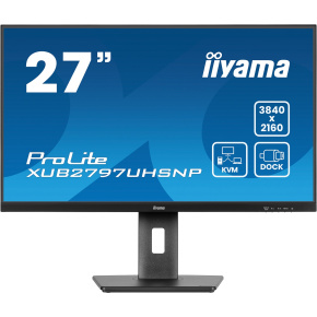 iiyama ProLite/XUB2797UHSNP-B1/27"/IPS/4K UHD/60Hz/4ms/Black/3R