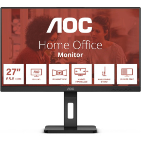 AOC/Q27E3UMF/27"/VA/QHD/75Hz/4ms/Black/3R