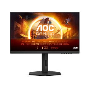 AOC Gaming/27G4X/27"/IPS/FHD/180Hz/0,5ms/Black/3R