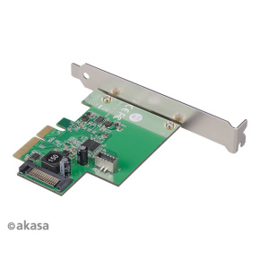 AKASA PCIe karta USB 3.2 Gen 2 interný konektor