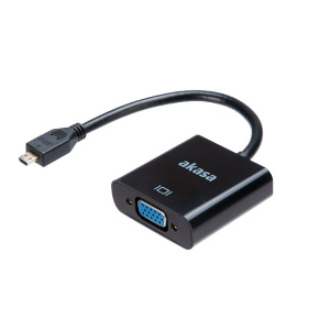 AKASA - Micro HDMI na VGA prevodník