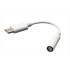 AKASA - adaptér Type-C na 3.5 mm headphone jack