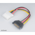 Adaptér SATA na 4pin Molex - 15 cm