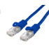 Kábel C-TECH patchcord Cat6, UTP, modrý, 0,5m