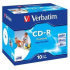 VERBATIM CD-R(10-Pack)Jewel/Printable/52x/700MB