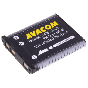 Batéria AVACOM Olympus Li-40B, Li-ion 3.7V 740mAh