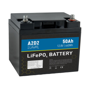 A2D2 batéria LiFePO4 12,8V 50Ah M6