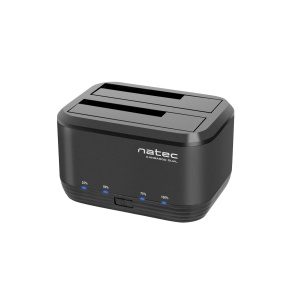 Dokovacia stanica pre HDD 2,5"/3,5" USB 3.0 Natec Kangaroo Dual, funkcia klonovania, napájací adaptér