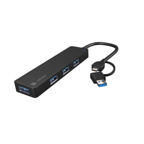 Rozbočovač Natec MAYFLY 4xUSB-A 3.0 HUB + USB-A adaptér