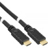 PremiumCord HDMI 4K/60Hz, ethernet, so zosilňovačom, 3x tienená, 2.0, 20m