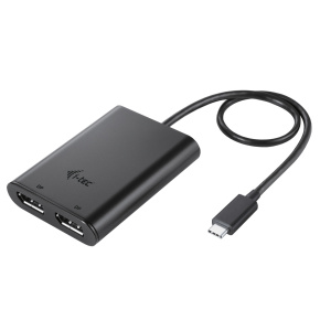 i-tec USB-C Dual 4K/60Hz (single 8K/30Hz) DP Video adaptér