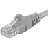 Premiumcord Patch kábel CAT6a S-FTP, RJ45-RJ45, AWG 26/7 10m šedá