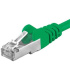 Premiumcord Patch kábel CAT6a S-FTP, RJ45-RJ45, AWG 26/7 3m, zelená