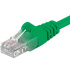 PremiumCord Patch kábel UTP RJ45-RJ45 CAT6 1m zelená