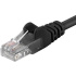 PremiumCord Patch kábel UTP RJ45-RJ45 CAT6 2m čierna