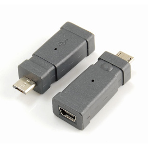 PremiumCord USB redukcia Mini 5 PIN/female - Micro USB/male