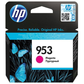 HP 953 purpurová atramentová kazeta, F6U13AE