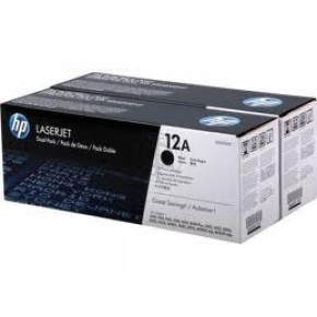 HP tlačová kazeta čierna,2-pack Q2612AD