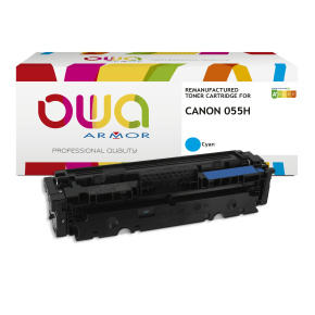 OWA Armor toner kompatibilný s Canon CRG-055H C, 5900st, modrá/cyan