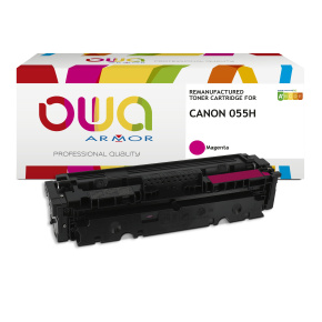 OWA Armor toner kompatibilný s Canon CRG-055H M, 5900st, červená/magenta