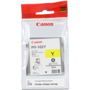 CANON INK PFI-102 YELLOW iPF-500, 600, 700