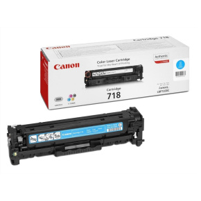 Canon toner CRG-718C, azúrový