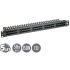 19" ISDN panel Solarix 50 x RJ45 čierny 1U SX50-ISDN-BK