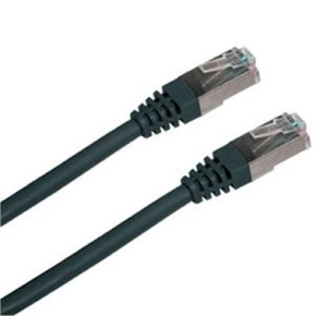 Patchkábel S/FTP, Cat6, 2xRJ45, 2m čierny