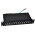 Patch panel 10“ STP Cat5e 12 portov