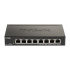 D-Link DGS-1100-08PV2 Smart Switch, 8x 1000Base-T 802.3at PoE, 64W PoE budget, Fanless