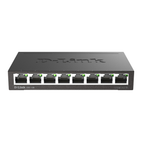 D-Link DGS-108 kovový 8-port 10/100/1000 Switch