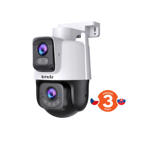 Tenda RH9-WCA - Vonkajšia otočná Dual Lens IP65 Wi-Fi 6 MPx kamera, nočná LED, audio, detekcia, CZ app