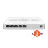 Tenda SM105 - 5x Multi-Gigabit 2.5G Ethernet Switch, 100/1000/2500 Mb/s, 25Gb/s, fanless