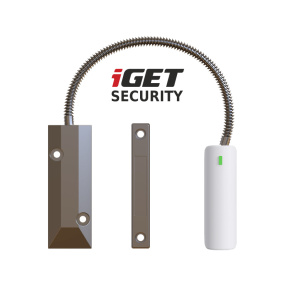 iGET SECURITY EP21 - senzor na železné dvere/okná/vráta pre alarm M5, výdrž batérie až 5 rokov