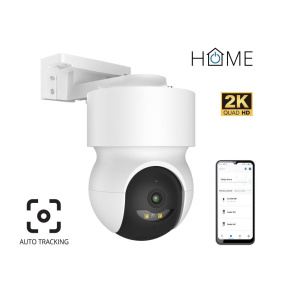 iGET HOME Camera CS8 White - WiFi 2K IP kamera otočná, nočné videnie, audio, IP65, auto tracking