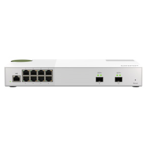 QNAP riadený switch QSW-M2108-2S (8x 2,5GbE RJ45 a 2x 10GbE SFP+)