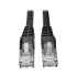 Tripplite Ethernetový kábel Cat6 Gigabit Snagless Molded (UTP) (RJ45 Samec/Samec), čierna, 4.27m