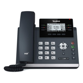 Yealink SIP-T42U SIP telefón, PoE, 2,7" 192x64 LCD, 15 prog.tl., 2xUSB, GigE